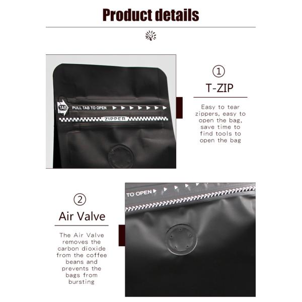 Plastic ASP Mylar Foil Bag , 2oz - 128oz k Stand Up Pouch