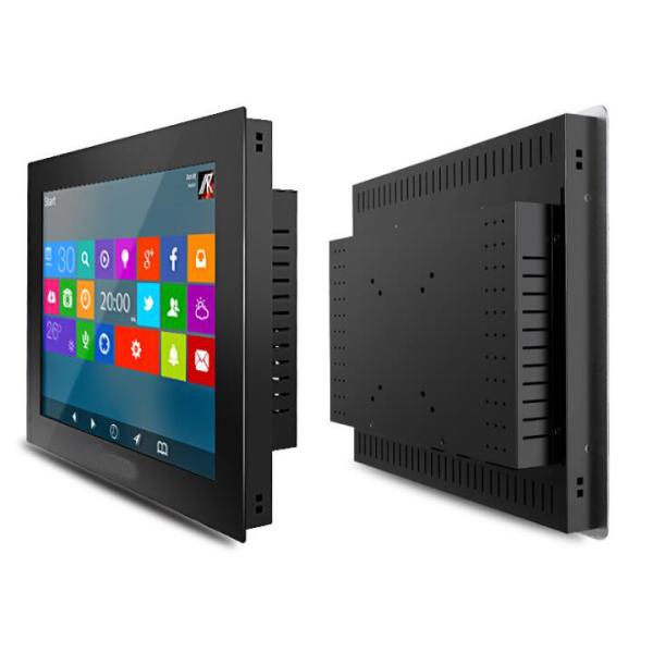 Quality Rugged Dustproof High Bright 19 Inch LCD Resistive Touch Screen Computer Monitor Display for sale