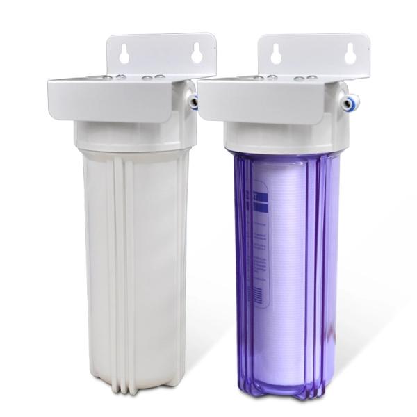 Two Stages 10 Inch Water Filter 180 L/H 310*130*320Mm LIQUIDZING