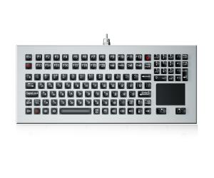 Industrial Keyboard With Touchpad And IP68 Dynamic Waterproof Technology