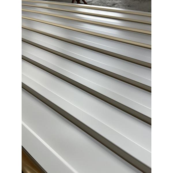 RAL9002 White Grey Off White Color Tile Metal Roof Panels Trapezoidal Galvanized Corrugated Metal Roof Panels 0.45mm TCT