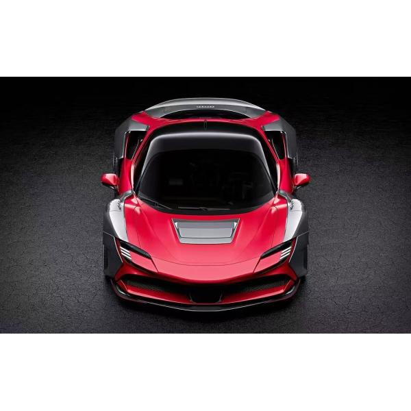 SF90 Ferrari Carbon Body Kit 2021 Widebody Kits ZE Style Wheel Arch