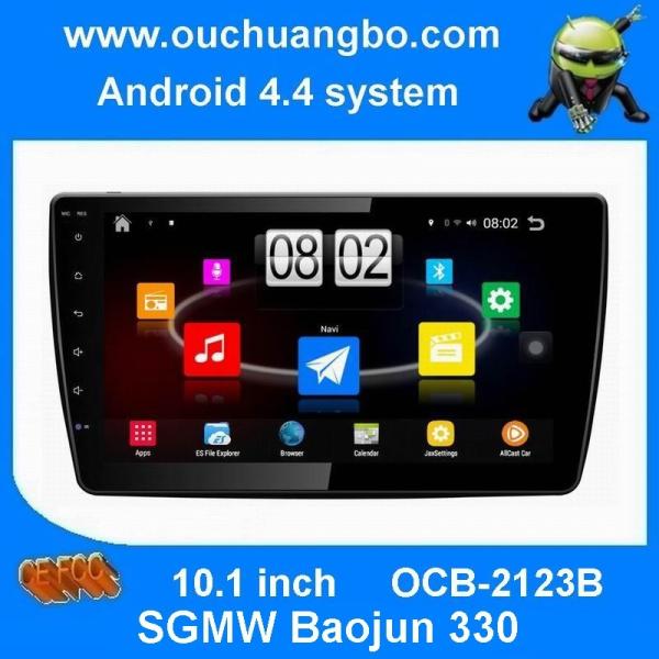 Quality Ouchuangbo car radio dvd for android 4.4 SGMW Baojun 330 support Quad-Core bluetooth gps navigation system for sale