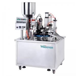 China Cream Automatic Tube Filling And Sealing Machine Pneumatic Driven on sale