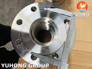 Buy cheap BS4504 F316L Stainless Steel Screwed Flange BSP Thread PN16 Forging Process product