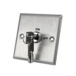 Single Pole Double Throw Keyed Momentary Switch，Square Size 2 Position Key