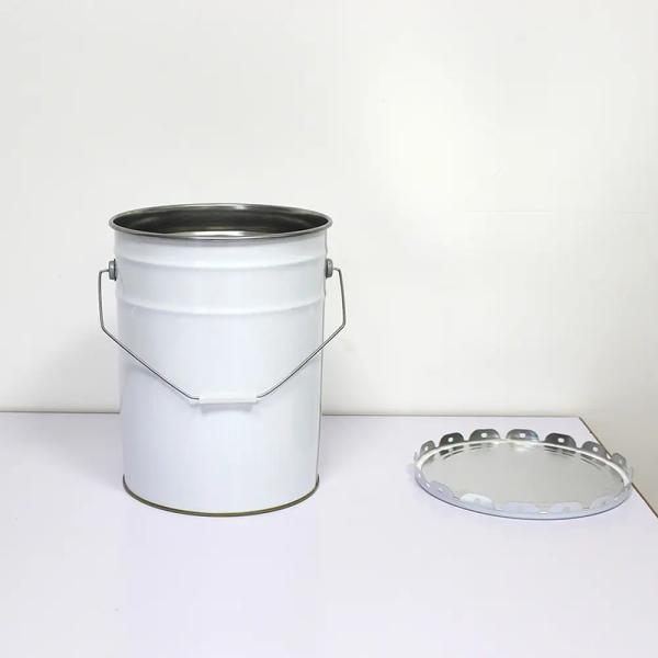 Durable Eco Friendly Leak Proof Metal Paint Bucket Customized