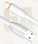 White USB Cable With Inspired Shell Design C-C20V3A 60W Max/C-L 9V3A 27W Max