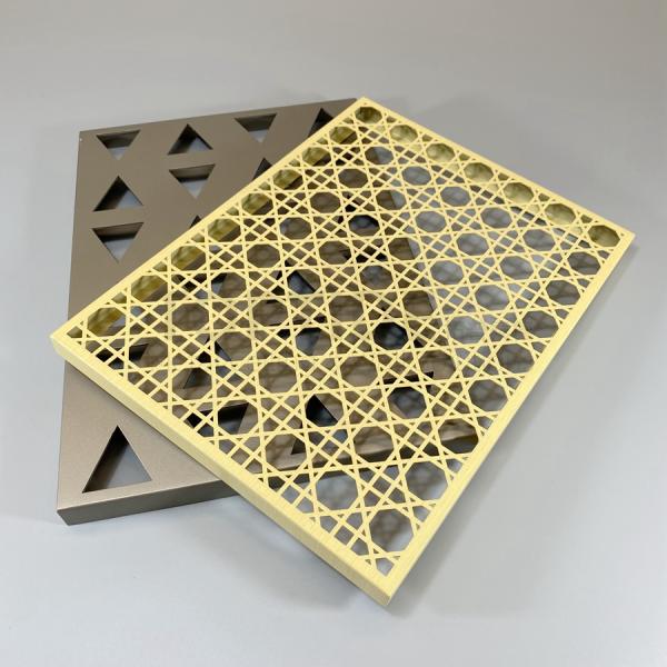 External Aluminum Decorative Panel Sound Insulation Perforated Wall Cladding