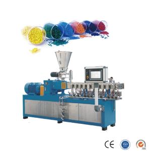 Buy cheap PP PE PVC 80% CaCO3 Granulating Plastic Filler Masterbatch Extruder Twin Screw product