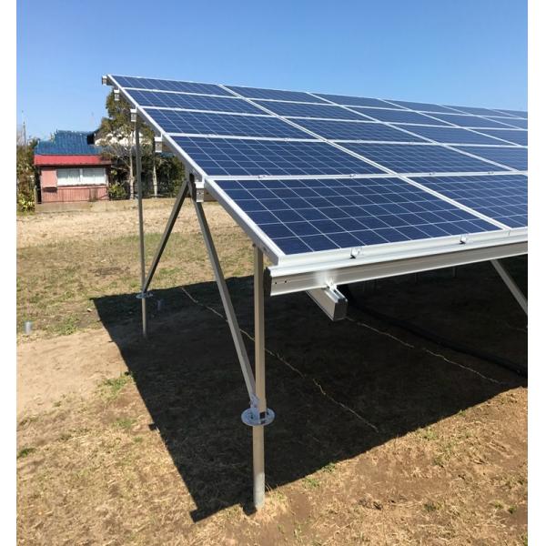 Pre Assembly Solar Racking Systems Foldable Aluminum Solar Panel Support Frame