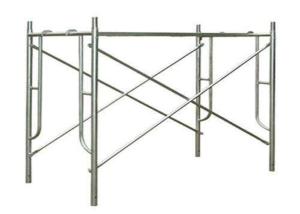 Buy cheap High Strength Walk Through Scaffold Frames Painted Steel Frame Scaffolding product