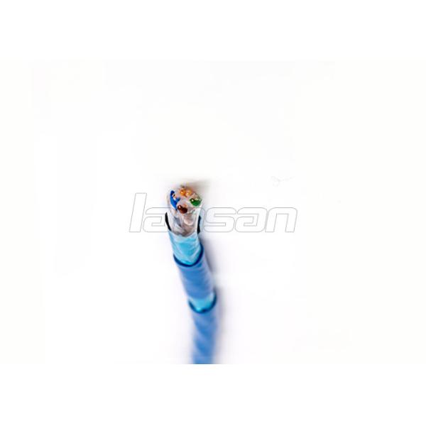 0.57mm Solid Copper FTP Cat6 Lan Cable Pass Fluke Per link Plenum Rated Cable