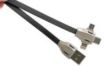 Universal Charging Usb Port Extension Cord 100cm 3 In 1 Portable Easy To Carry