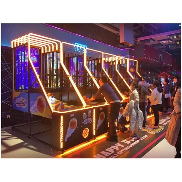 Indoor Arcade Game Machines Ticket Redemption Coin Operated Basketball Machine