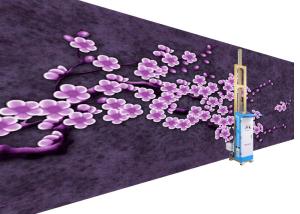 China Movable Vertical Wall Printer 3d Effect Printing With Fine Lines Texture on sale