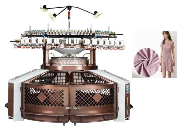 Quality High Speed Open Width Circular Knitting Machine 7.5KW Double Jersey 15-25 PRM for sale
