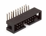 Right Angle Male Box Header Small Electrical Connectors 2.54mm R/A Dual Row 6