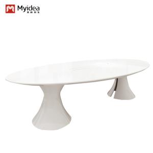 Buy cheap Support customization Customizable Pure White Snow Mountain White Desk Top in 36 Color Options W3200*D1600*H750 product
