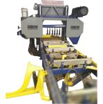 Full Automatic Horizontal Band Saw Mill Machine with log loading arm,hydraulic