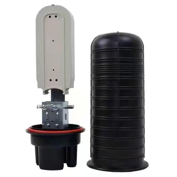Vertical 1 In 4 Out Optical Splice Dome Closure Mechanical Sealing Cable Splice Box Fiber Optic Closure