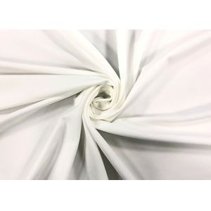 Buy cheap White Underwear Fabric 170GSM 84% Polyester 16% Spandex High Elasticity product