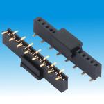 1.27 mm H4.3 Single Row SMT Type Female Header Connector U Contact