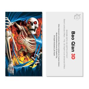 Buy cheap 3D Lenticular Card PET / PP Printing With 3D Flip Changing Effect product