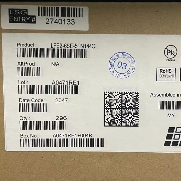Quality LFE2 6SE 5TN144C Programmable Field Array IC FPGA 90 I/O 144TQFP for sale