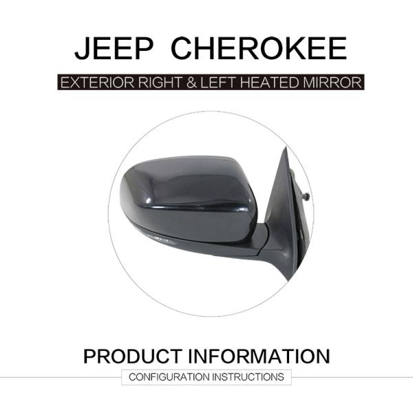 Plastic Metal Car Exterior Mirror Car Wing Mirror electrically heated
