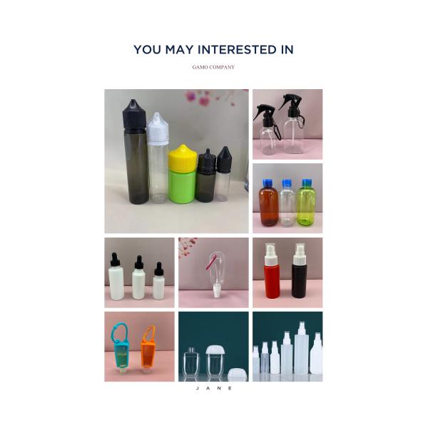 60ML Plastic Green Dropper Bottle E-Liquid Applicator Squeezable Bottles with Childproof Twist Top Cap for Electronic