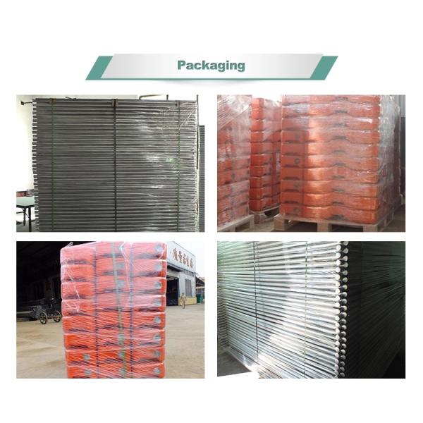 Anti Rust Galvanized Construction Barrier , Low Carbon Steel Temporary Fence Panels