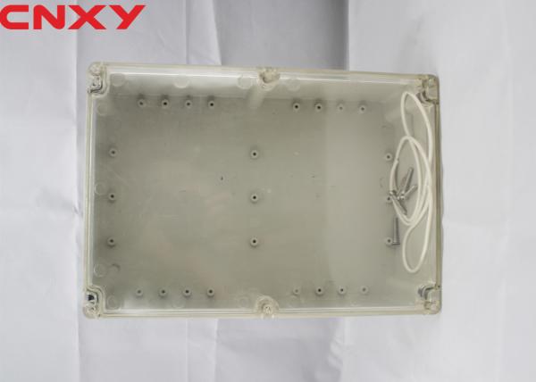 Quality Dustproof IP65 screw open-close type plastic junction box clear waterproof enclosure 263*182*95 mm for sale