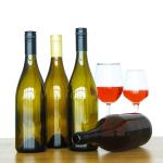 Empty 750ml Bordeaux Wine Glass Bottle With Wooden Cork Lid