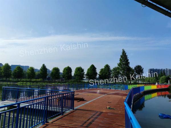 Quality Customized PE Aluminum Floating Dock Platform Marine Float Pontoon for sale