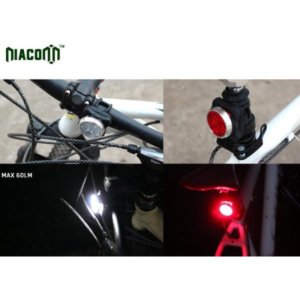 Rechargeable Bicycle Light Sets With 650mah Battery