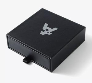 PMC PU Leather Box paper Jewelry Box Packaging Debossing FSC