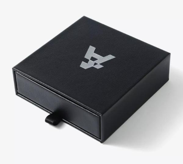 Quality PMC PU Leather Box paper Jewelry Box Packaging Debossing FSC for sale