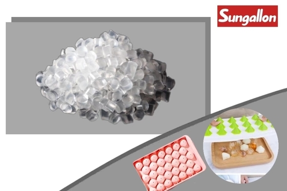 Extrusion Blow Molding TPE Material Rubber Soft Activity Cube Ice Tray Recyclable