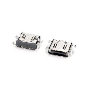 China usb 3.1 type c connector 16pin Sinking 1.6mm SMT Female USB Port 16PIn C-Type Connector on sale