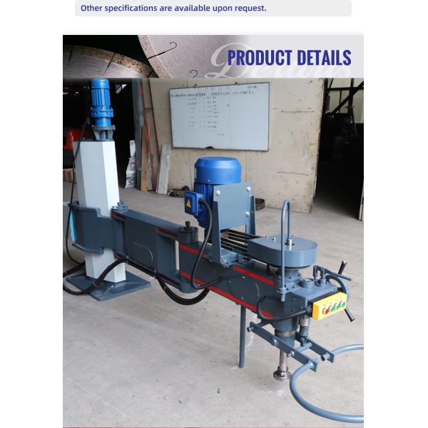 Stone Slab Polishing Machine 2600mm Radius Blue 1 Set for Voltage 380v Granite Grinding