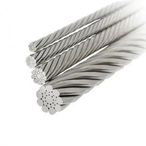 Buy cheap STAINLESS STEEL WIRE ROPE 6X19 IWRC Diameter 5-30mm Non-Alloy Elevator Manufacturing product