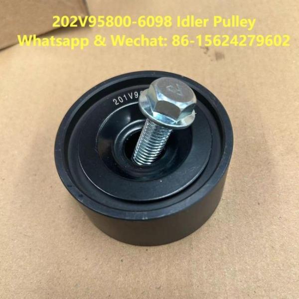 Idler Pulley 202V95800-6098 HOWO Truck Parts Belt Tensioner Roller Belt Idler Pulley Tensioner Idler Flat Idler