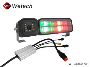 Buy cheap Forklift Forklift AI Dangerous Area Red And Green Color Light Blind Spot Proximity Detection Collision System product