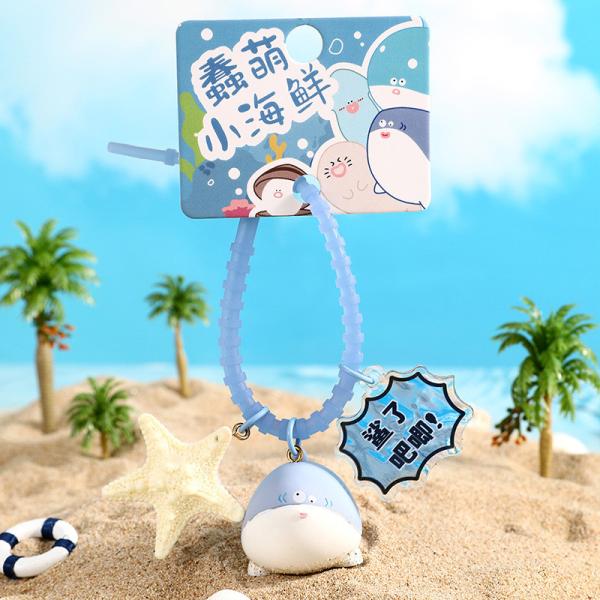 Handbag Charms Sea Fish Cartoon Keychain Kawaii Animal Keychains For Girls And Women