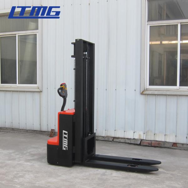 Quality Narrow Legs Electric Pallet Truck Stacker , 1200kg Pedestrian Pallet Stacker for sale