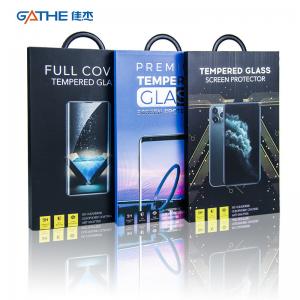 Buy cheap Colorful Electronic Screen Protector Packaging Box With Handle product