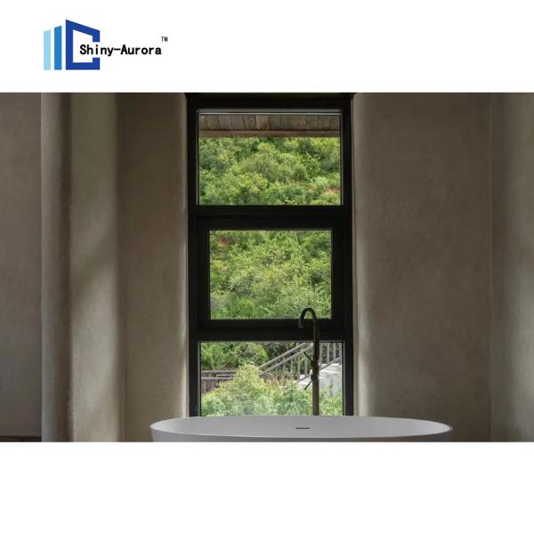 Quality Modern Airproof Bottom Awning Window Heat Insulation House Aluminum Windows For Balcony for sale