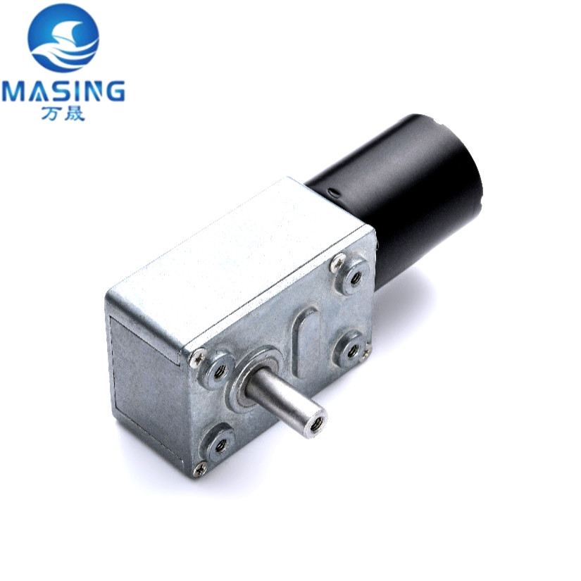 Micro Worm Gear Reducer Motor 12 Volt Low Speed 3246 Right Angle Gearbox For Electric Car