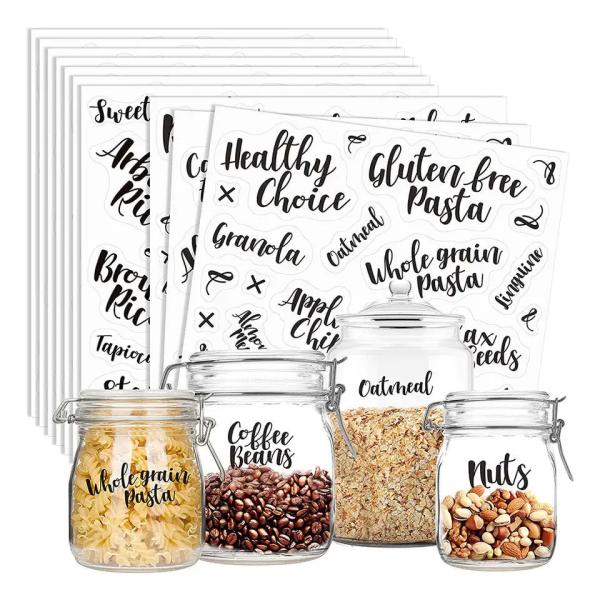 Quality Customizable Transparent Clear Labels Water Resistant For Containers Jar for sale